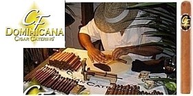 Cigar roller at Boston wedding